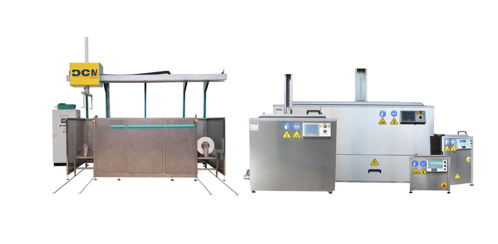 Ultrasonic cleaning machines