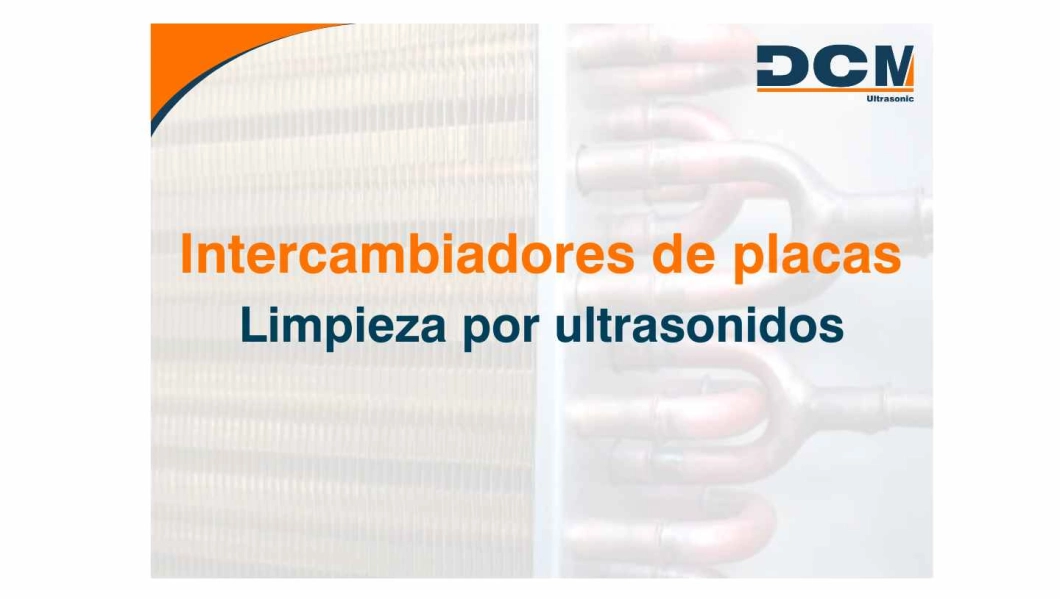 Limpieza de Intercambiadores de Placas con Ultrasonidos limpieza de intercambiadores de placas