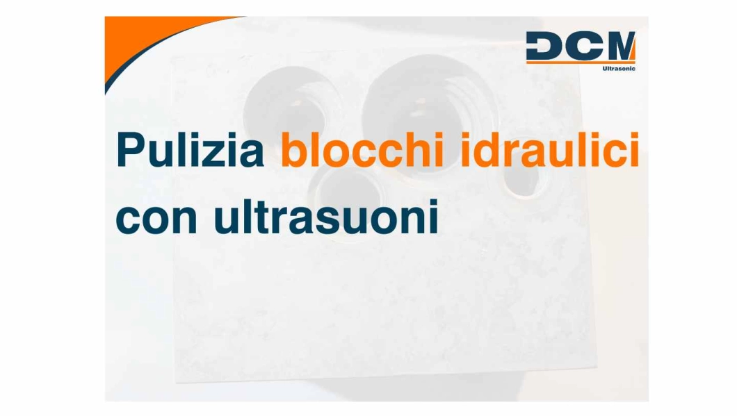 pulizia blocchi idraulici Pulizia dei blocchi oleodinamici