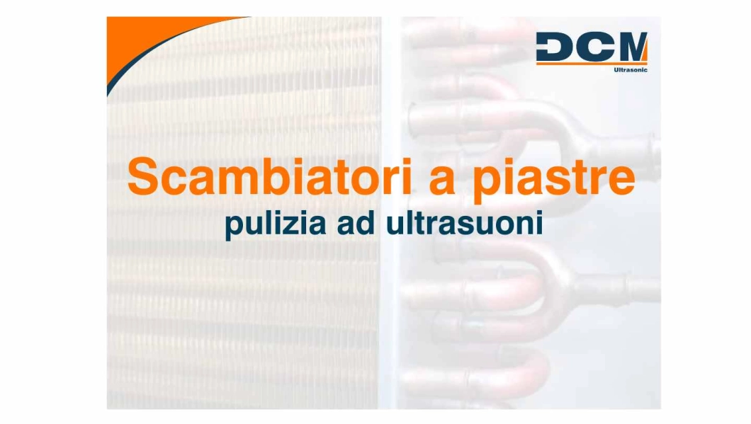 Pulizia degli scambiatori di calore a piastre con ultrasuoni scambiatori a piastre