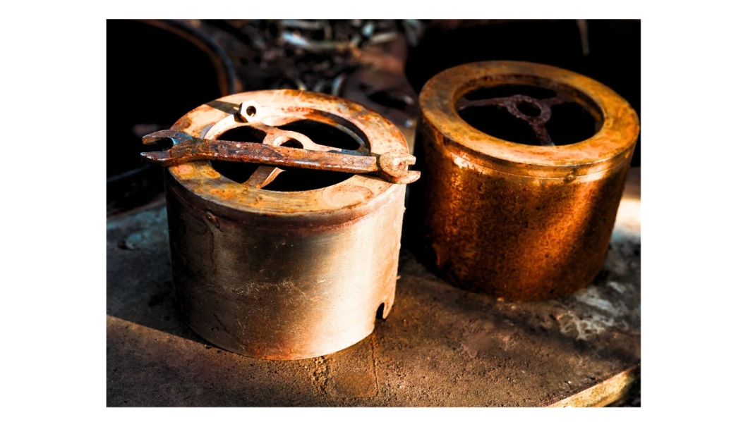 Rostentfernung von Metallteilen Rostentfernung von Metallteilen