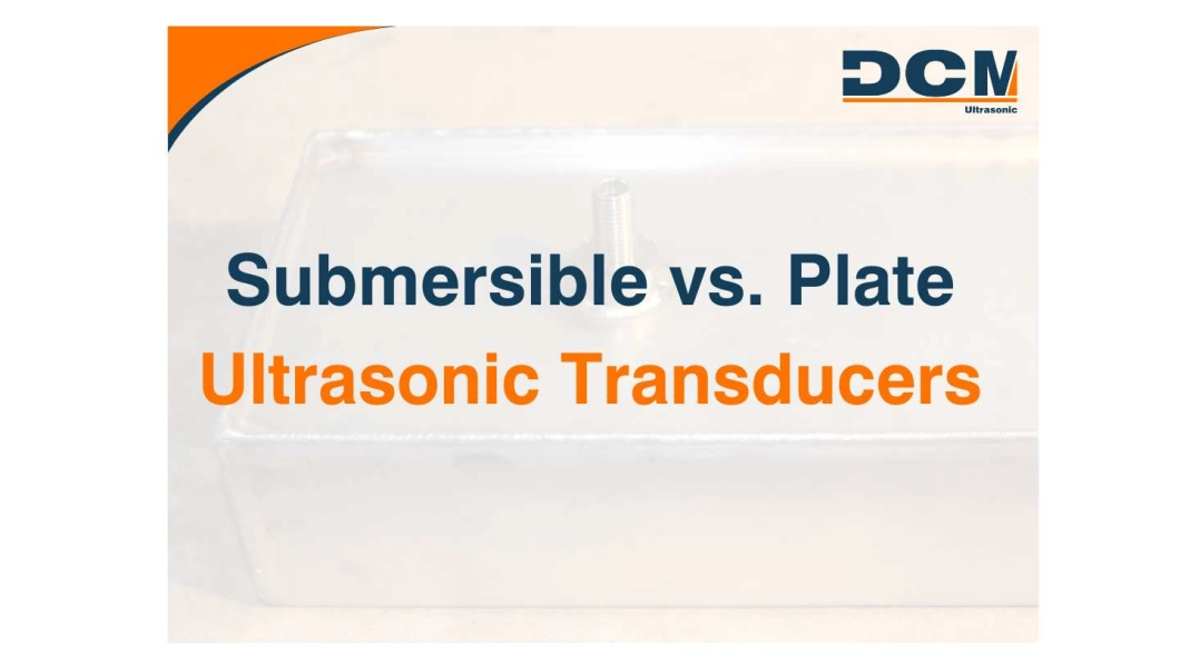 submersible vs. plate transducers submersible vs plate transducers