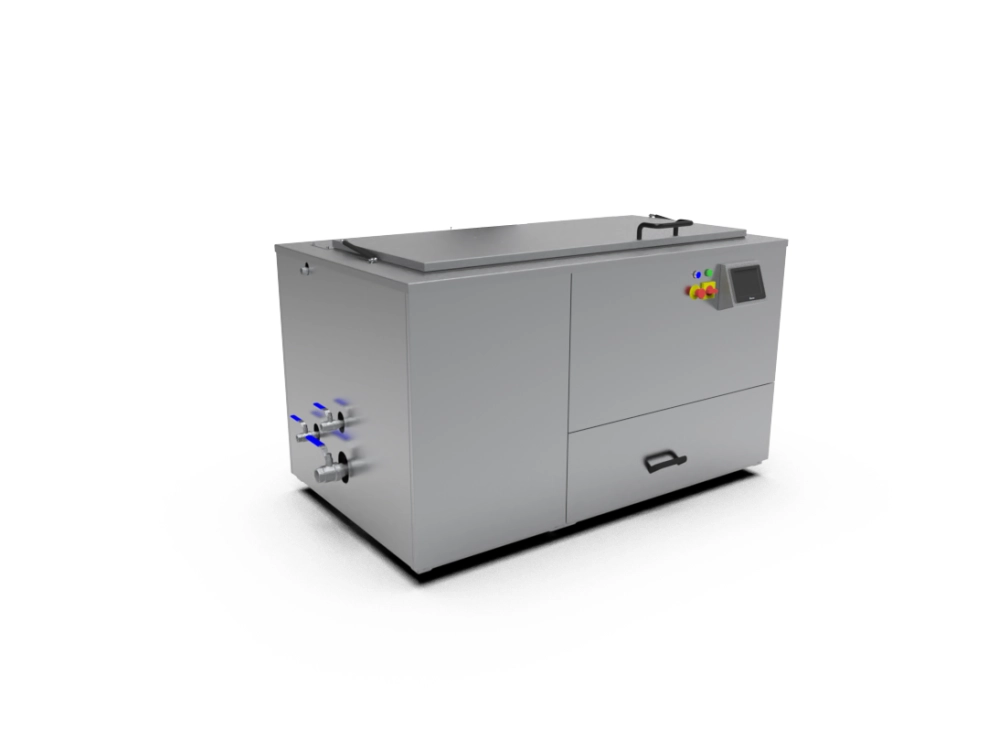 machine for degreasing parts
