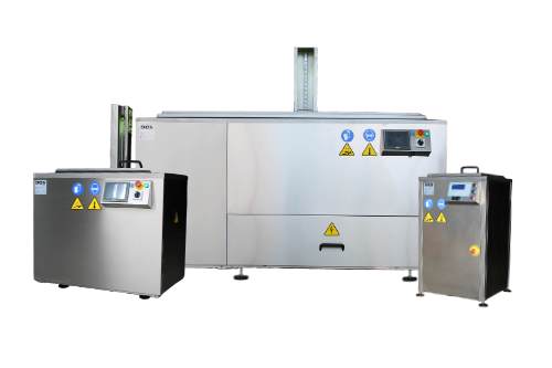 Maquina para el mantenimiento de piezas industriales