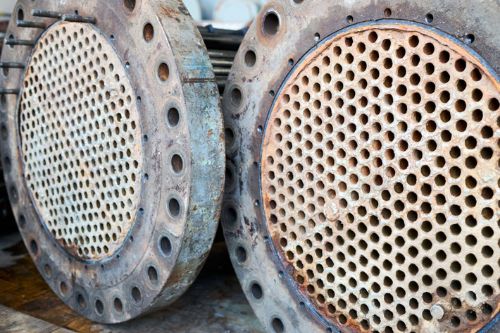 Verschmutzter Wärmetauscher